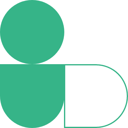 Shapes used for branding for Inclusion School